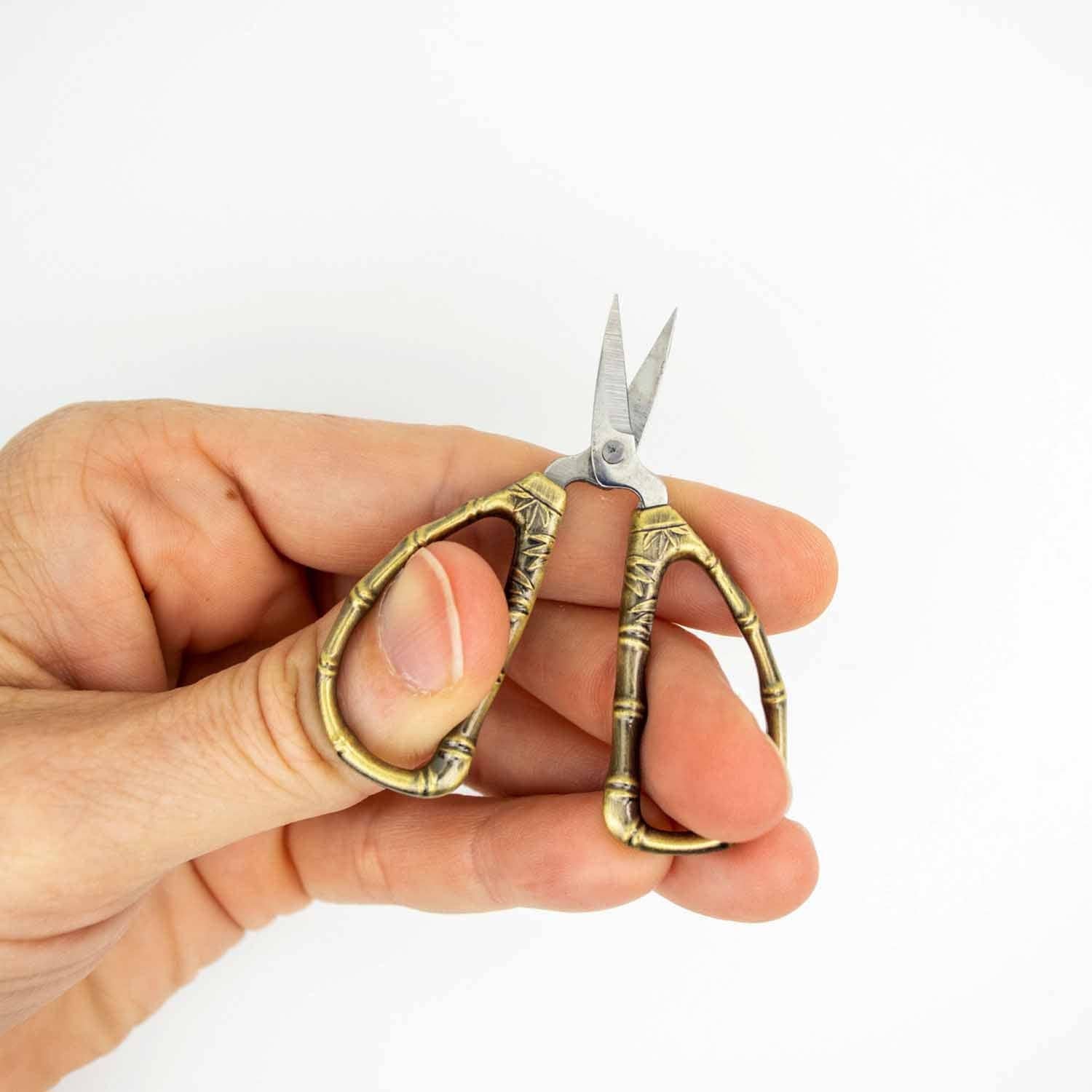 Twice Sheared Sheep - Wholesale Scissors - Thread Snips - Bronze Bamboo Tiny Scissors5