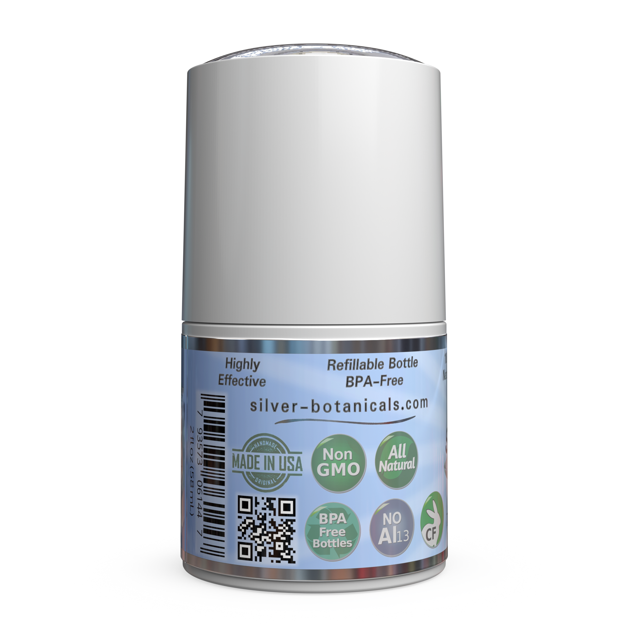 Silver Botanicals - Vendita all'ingrosso Deodorante - Unisex - Silver Shield Deodorante - Roll-on, 2 oz13