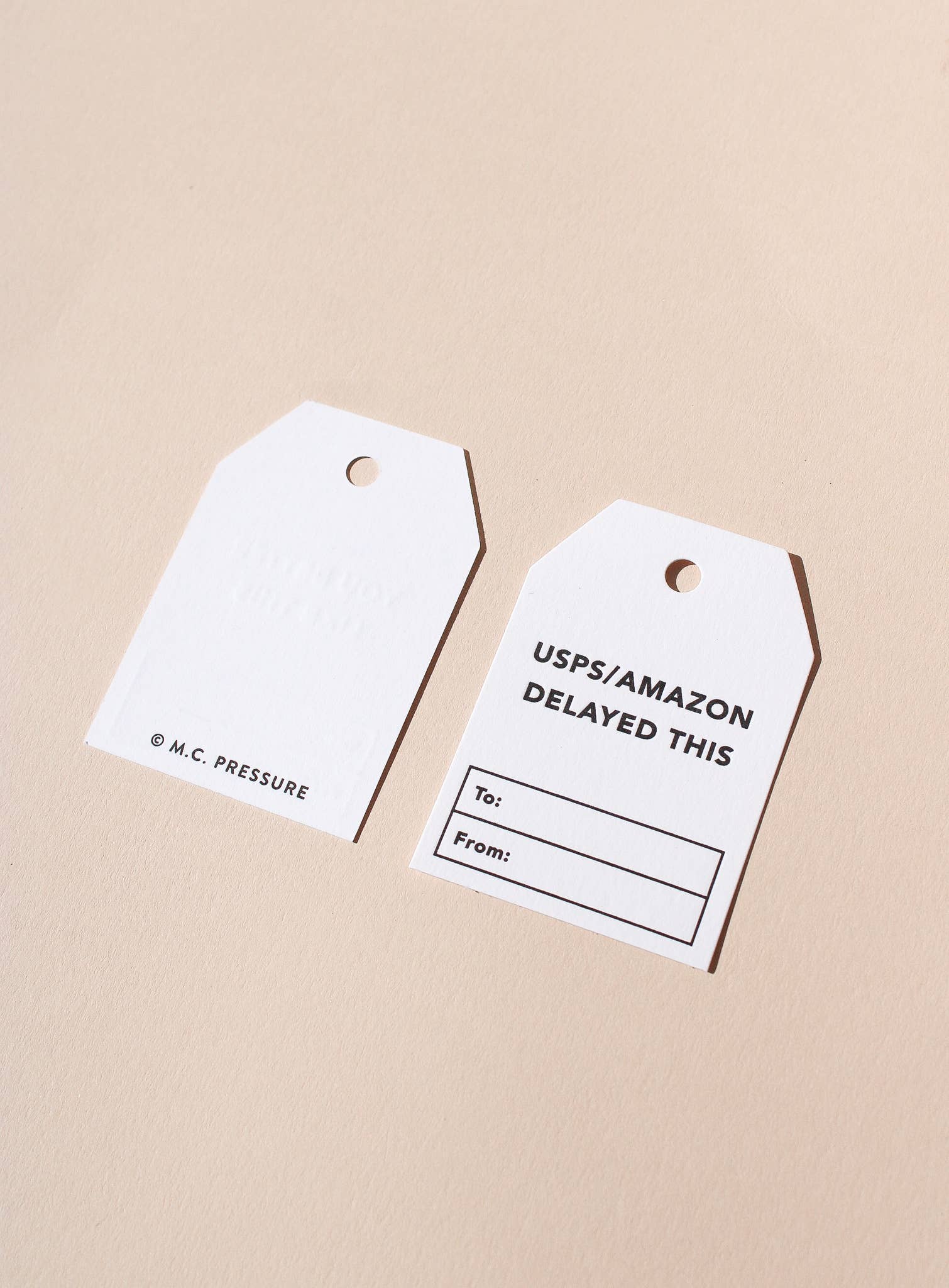 M.C. Pressure - Wholesale Gift Tag - Letterpress Gift Tags5