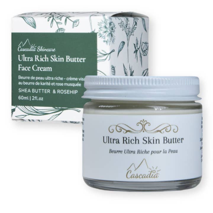 Ultra Rich Skin Butter Face Cream for wholesale by Cascadia Skincare