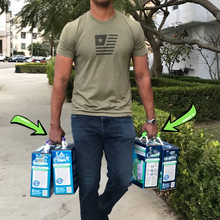 Click & Carry - Wholesale Grocery/Shopping Bag - Click & Carry Grocery Bag Handle with 2 Reusable Bags Bundle15