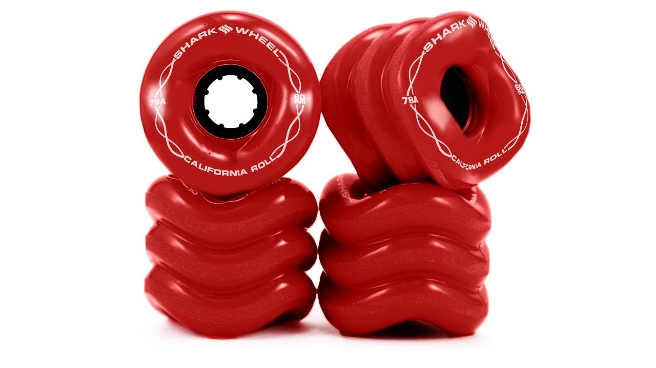 Shark Wheel – wholesale Sporting accessories – Shark Wheel 60mm Skateboard Wheels (California Rolls)6
