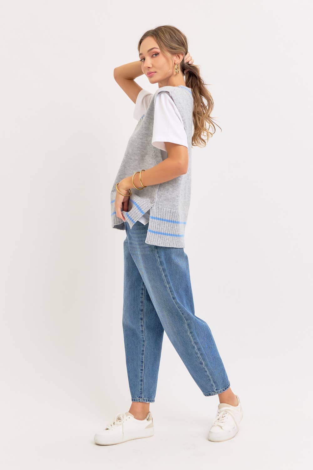 Sweet Lovely by Jen - Wholesale Knit Sweater - Women's - EFFORTLESSLY ESSENTIAL KNIT TOP/VEST19