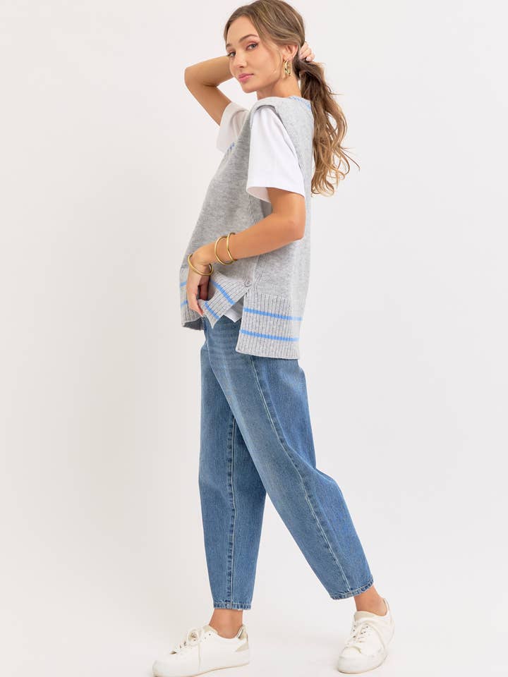 Sweet Lovely by Jen - Wholesale Knit Sweater - Women's - EFFORTLESSLY ESSENTIAL KNIT TOP/VEST19