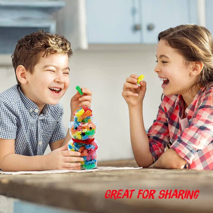 Purple Plum - Wholesale Gummy - Sour Burst Bites in Bear Jar5