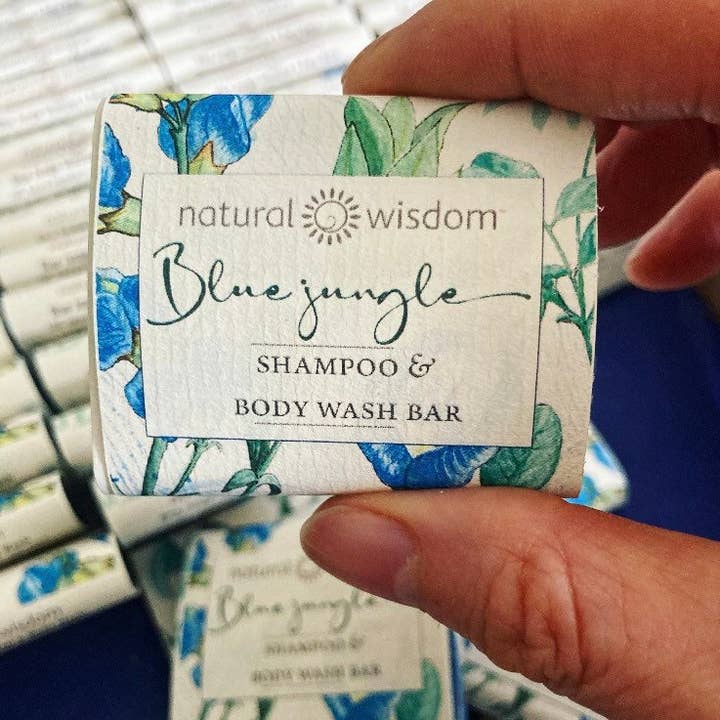 Zero Waste, Eco Friendly Guest Sized Toiletries. Travel Sized Shampoo & Body Wash. Earth Conscious Haircare and Skincare. for wholesale by Natural Wisdom