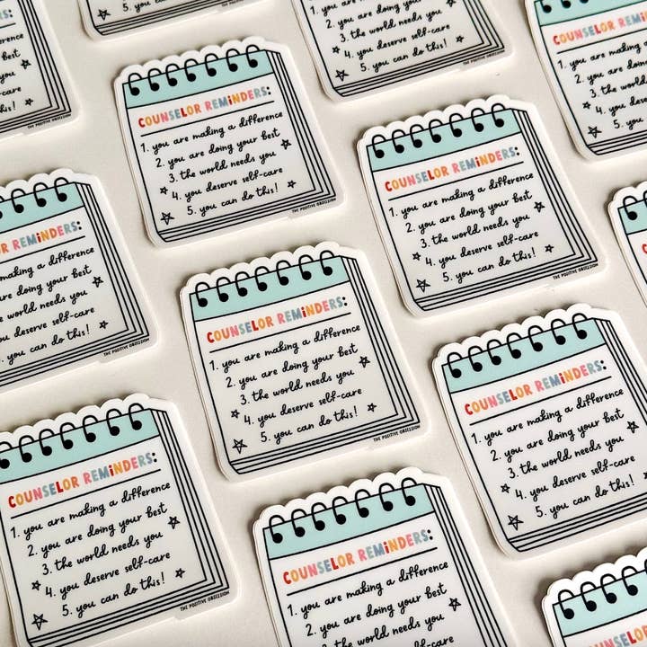 Purple Ink Paperie – wholesale Klistermärke – Rådgivare Vinyl Klistermärke, Gåva till terapeut, Mental hälsa1