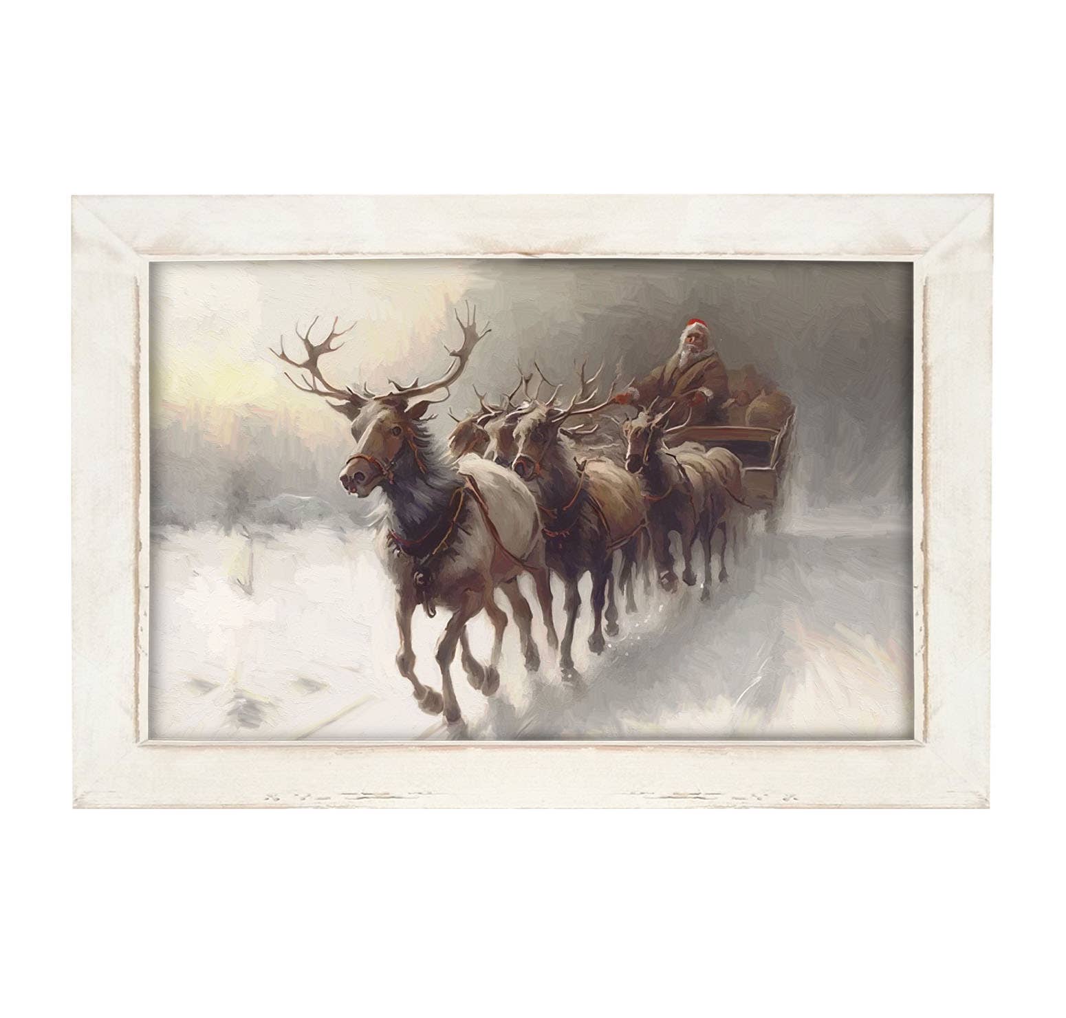 ginger blue - Vente Art mural pour les fêtes - renne du père Noël2