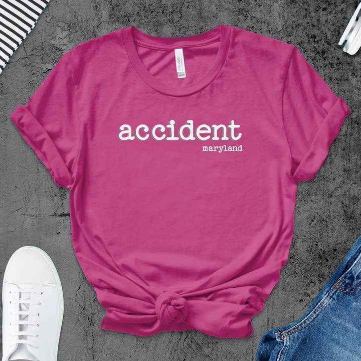 accident maryland, weirdest city names for wholesale by Howlydog Studios