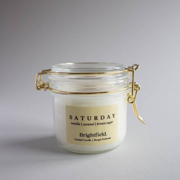 Brightfield - Wholesale Jar/Filled Candle - Saturday Glass Candle