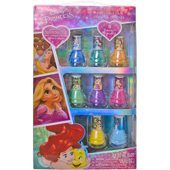 Esmalte de Uñas Princesa 8 unidades en Caja para venta al por mayor de Deluxe Import Trading