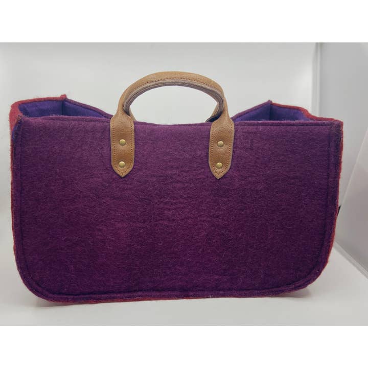 Fibres of Life - Wool & Felt - Wholesale Tote Bag - Women's - The Grab-&-Go Carry All | Felt Wool Tote Bag | Soft Yarn Bag41