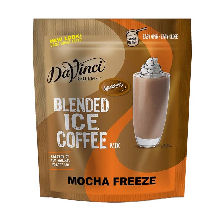 DaVinci Gourmet Mocha Freeze Blended Iced Coffee Mix, 3lb for wholesale by Dark Canyon Coffee Company