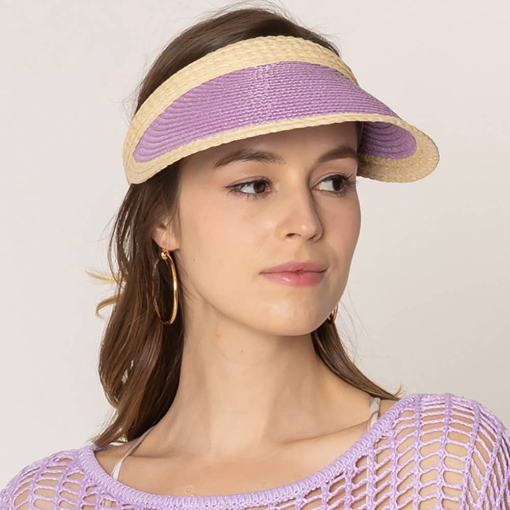 Sensibling Corp. - Wholesale Visor - Women's - Straw Sun Visor Hat2