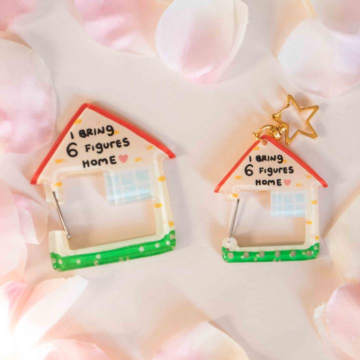 6 Figure House Carabiner for wholesale by JYK Doodles