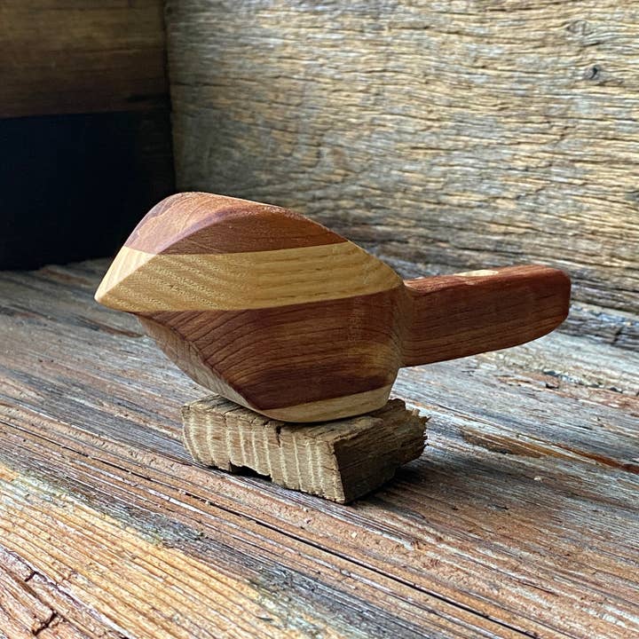 The Haven Woodshop - Wholesale Decorative Tabletop Object - Handcrafted Layered Wooden Birds26