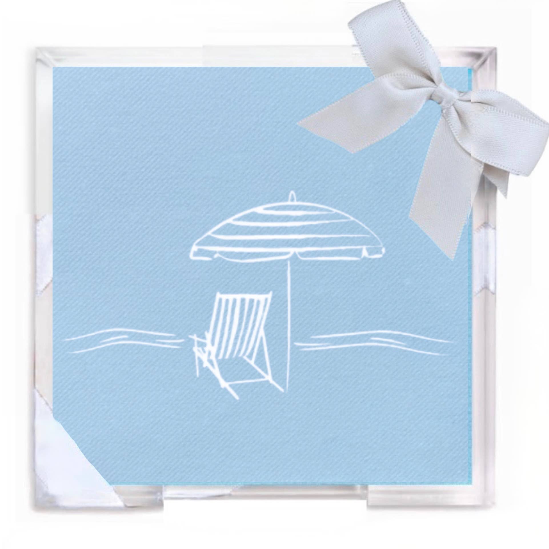 Lined Design - Wholesale Napkin Holder - Acrylic Summer Hostess Sets11