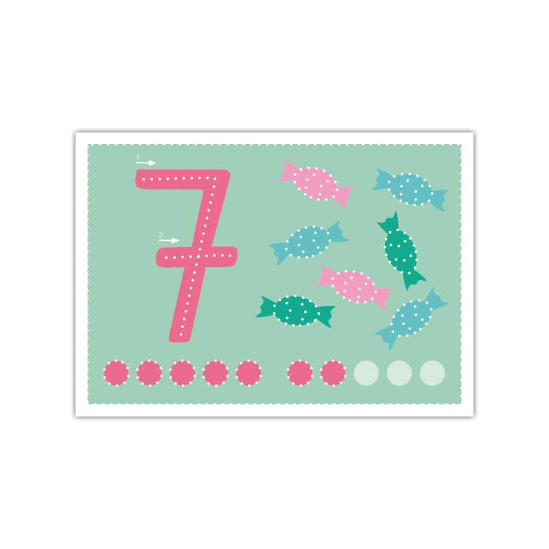 Familienmomente - Vente Kit de bricolage – enfant - Set créatif Nombres à piquer6