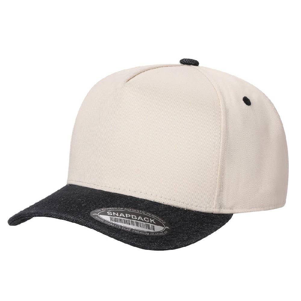 DOBBI - Wholesale Baseball Cap - Unisex - 5 Panel Tencel Snapback Caps12