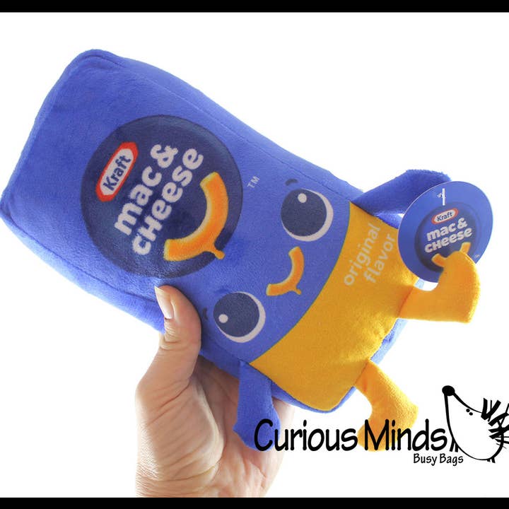 Mac & Cheese Plush Toy - Cute Food Stuffed Animal - Macaroni for wholesale by Curious Minds Toys