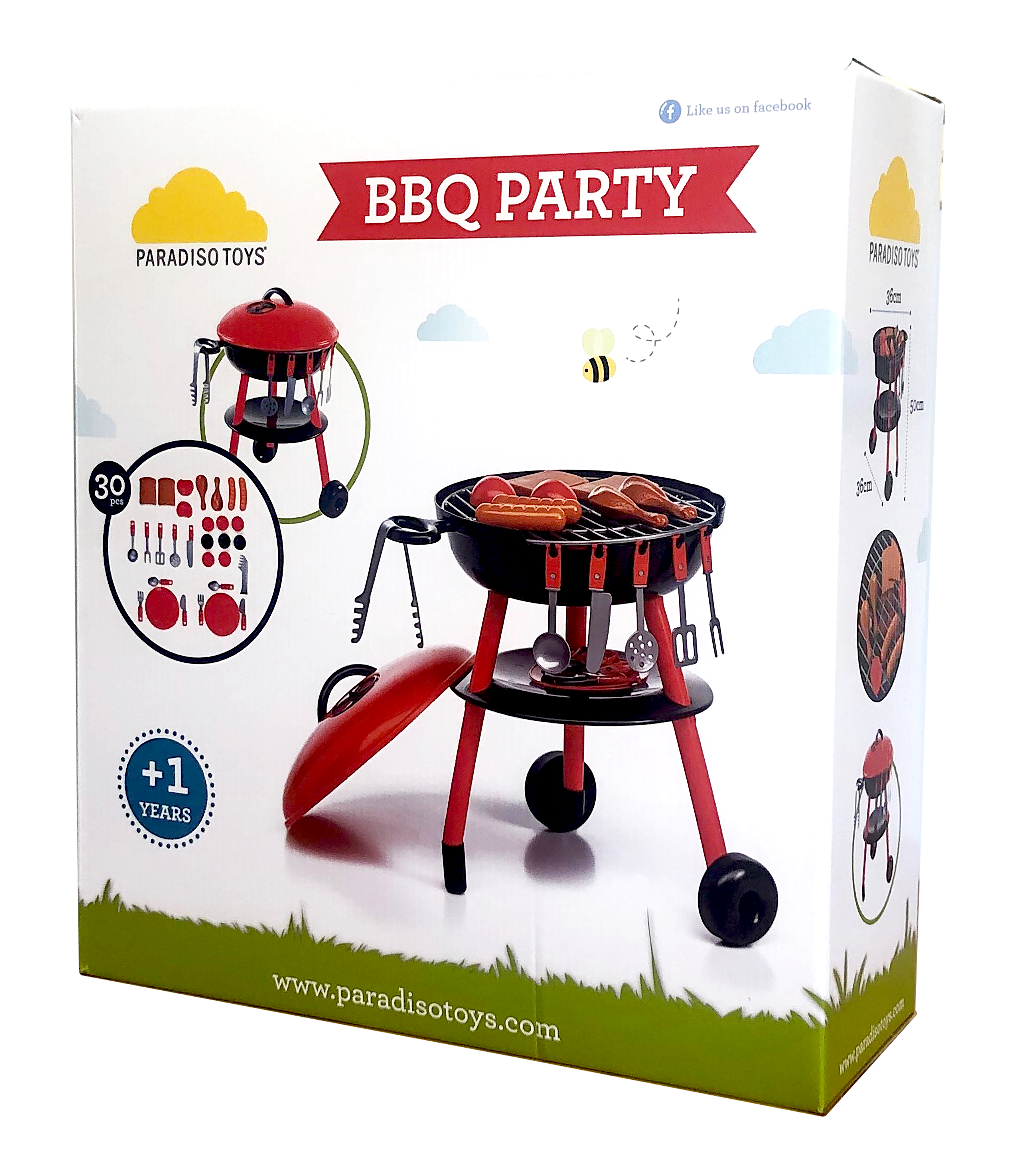 American Hobbies & Merchandising - Wholesale Toy Set - Kids - Paradiso Toys Barbecue Party Set with 30 accessories4