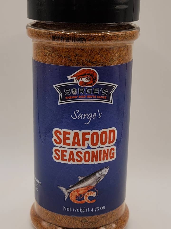 Sarges Seafood Seasoning - Versatile for All Cooking Methods for wholesale by Sarges Shrimp and Grits Sauce