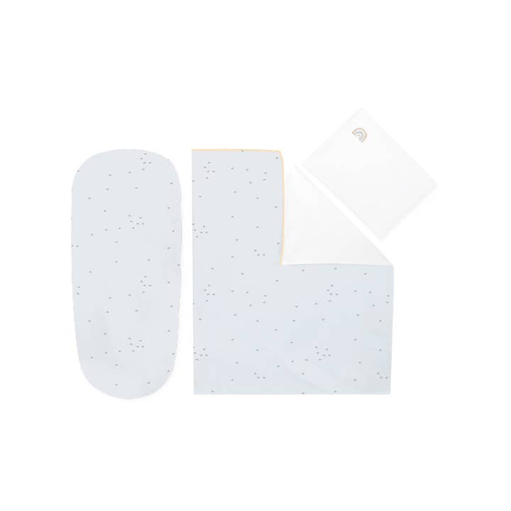 Bedding Set for Carry Cot 6pcs Stripy Friends for wholesale by Kika Group Ltd.