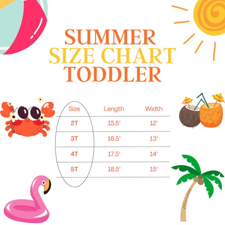 ZZ Threadz – wholesale Screen-printed t-shirt – Kids – Beach Bum Sunshine Summer Graphic Tee