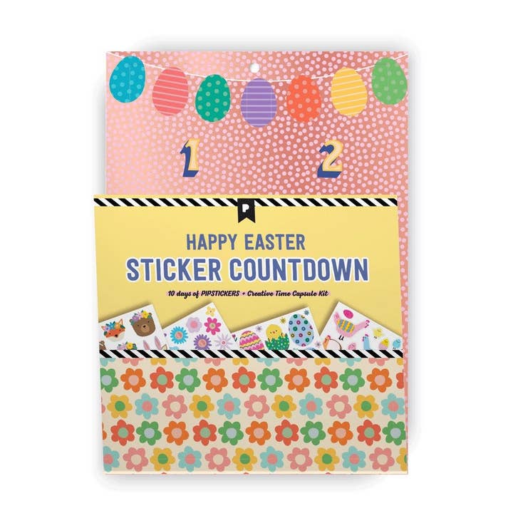 Happy Easter Sticker Countdown for wholesale by Pipsticks