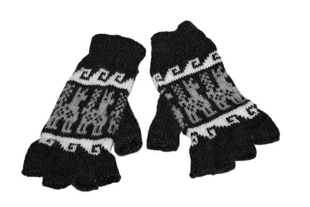 Choice Alpaca Products - Wholesale Gloves – Women's - Alpaca Inca Patterned Fingerless Gloves6
