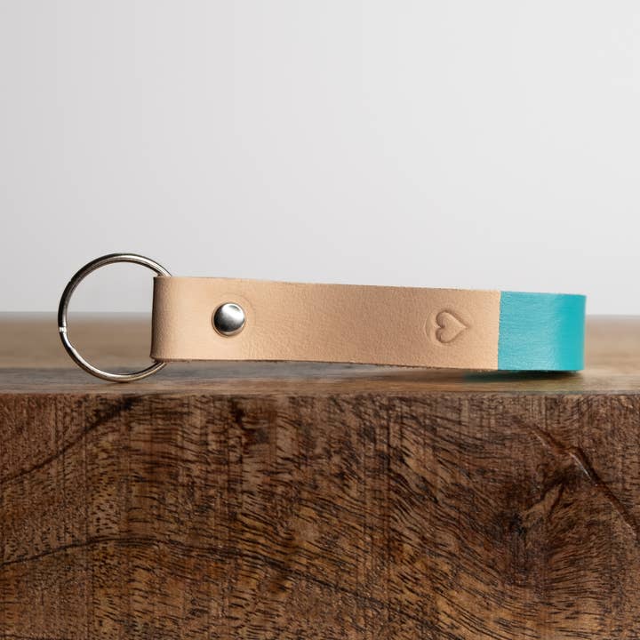 Pequeno chaveiro coração estampado à mão, Presente para Dia dos Namorados por atacado de Maiook