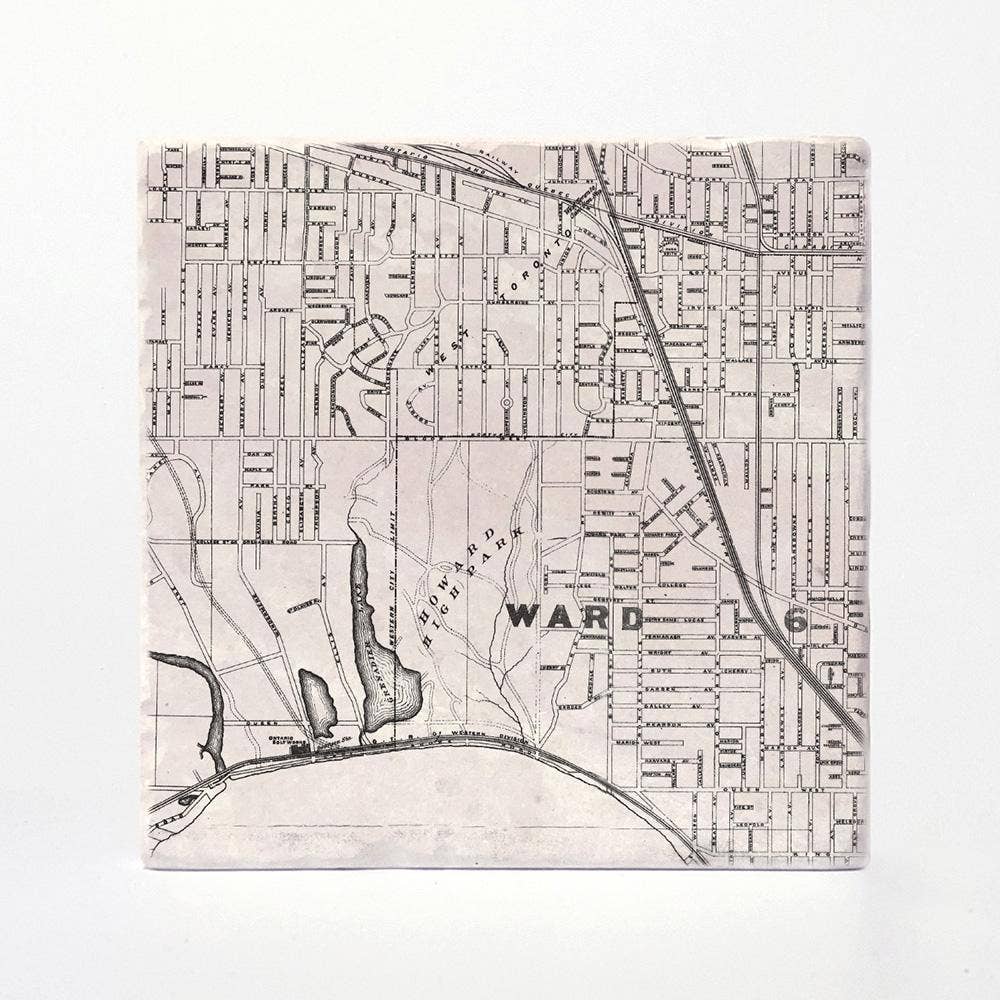 Versatile Coasters Canada - Wholesale Coasters - Toronto 1901 Maps2