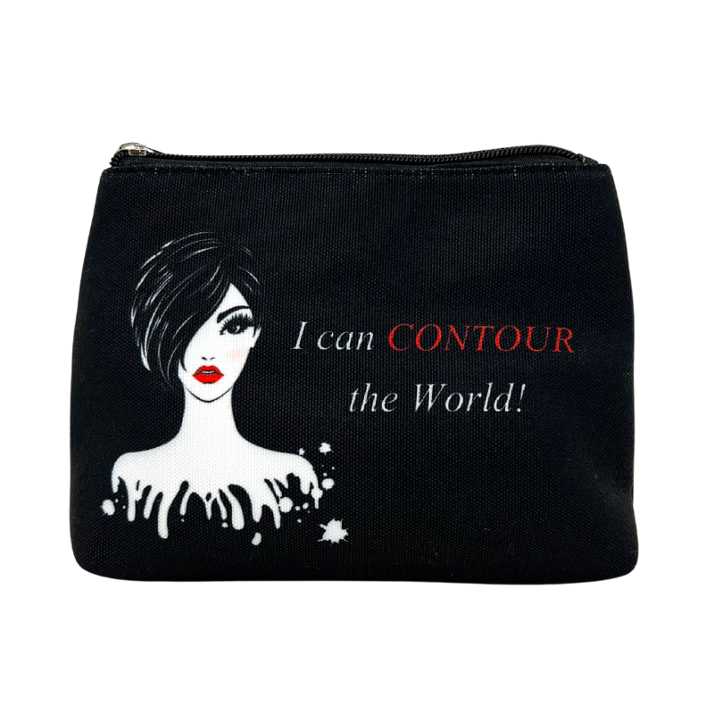 Noir/Blanc/Rouge Contour the World Trousse Cosmétique en vente sur Faire3
