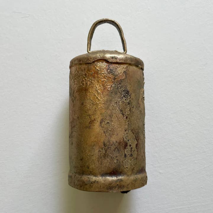 4" rustic flat top tin brass finish bell metal striker for wholesale by fort & field