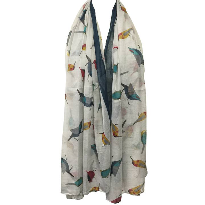 Wrapables.com - Wholesale Scarf - Women's - Wrapables Soft Viscose Bird Print Multi-Style Scarf16