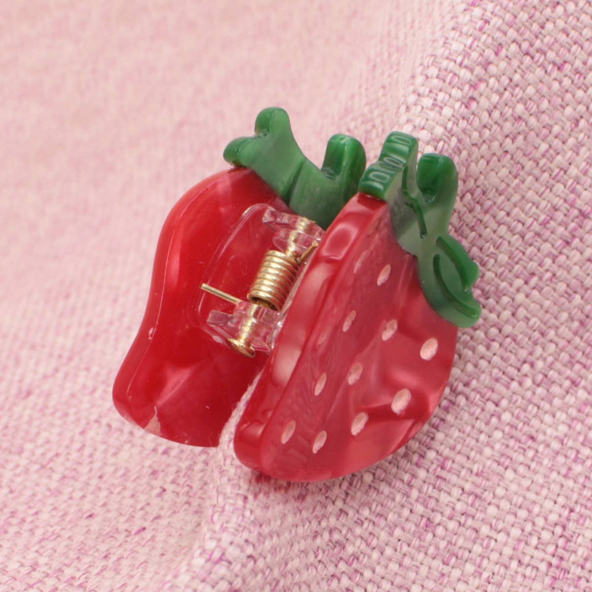 ZAD - Wholesale Hair Clip - Women's - Fruit Bowl Accents Strawberry Hairclip2