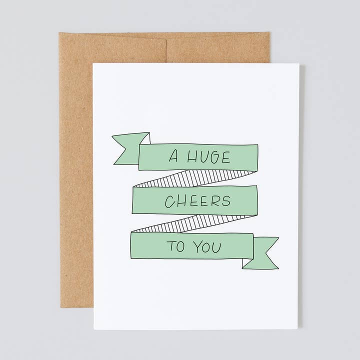 Une énorme carte d'acclamations et de félicitations pour la vente par Lady Lo Design