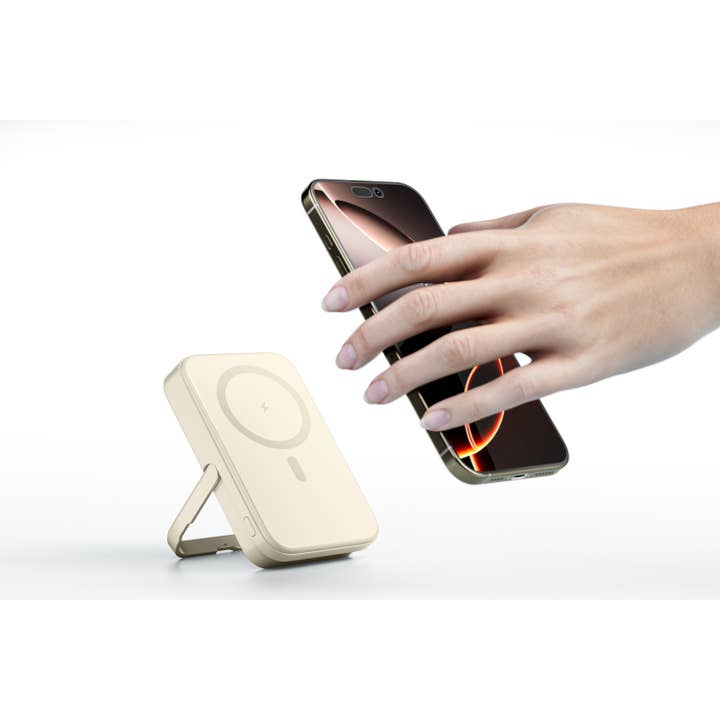 LAX Gadgets - Wholesale Portable Charger - MagSafe 10000mAh Power Bank with Kickstand- Retail Packaging7