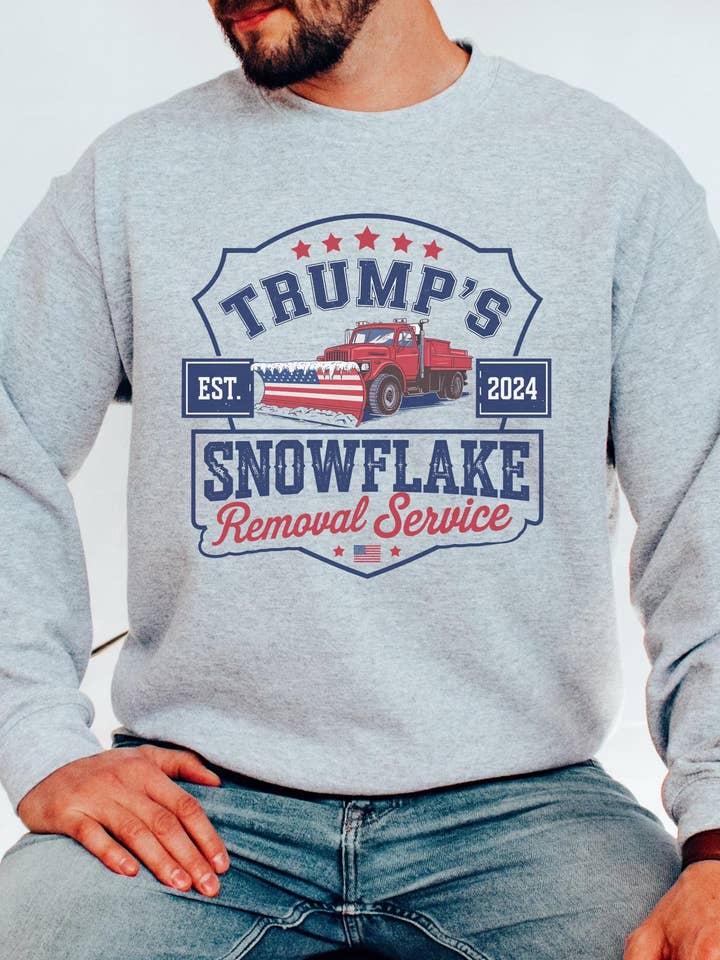NVC Ecommerce LLC - Wholesale T-Shirt (Graphic) - Women's - Trumps Snowflake Removal Service Shirt, Trump Won Sweatshirt