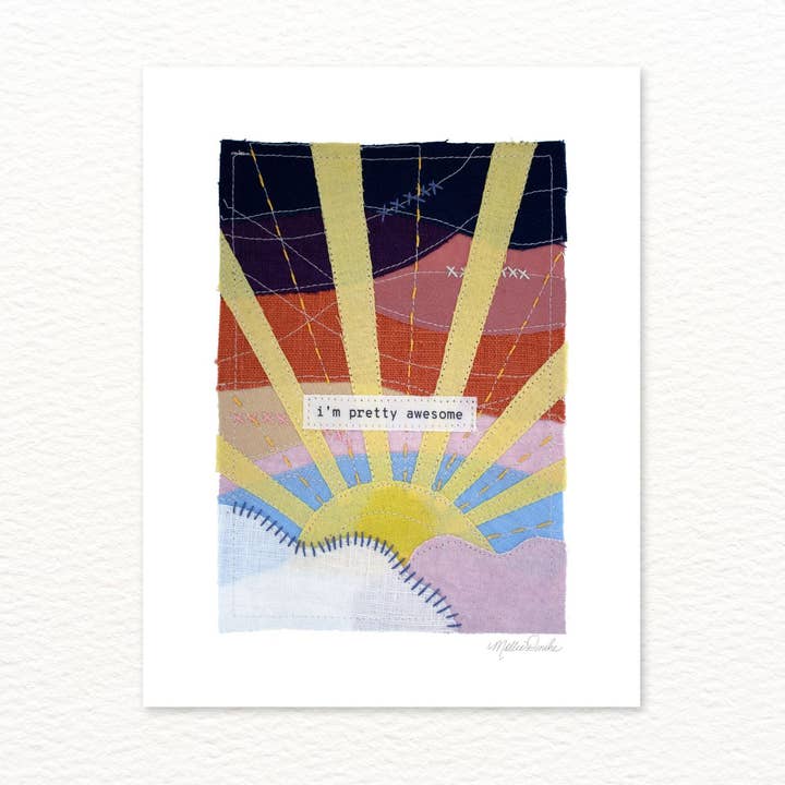 "Pretty Awesome" Print for wholesale by Mollie Donihe