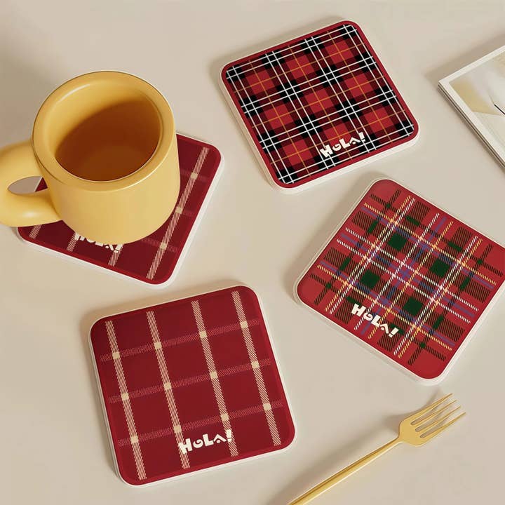 Otterware - Venta al por mayor Posavasos - Posavasos Cuadrados de Tierra de Diatomeas (36 Estilos)36