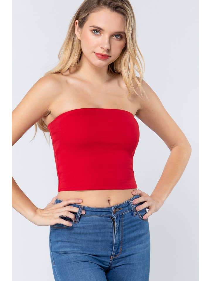 Vanilla Monkey - Wholesale Sports Bra - Women's - Solid Crop Tube Top11