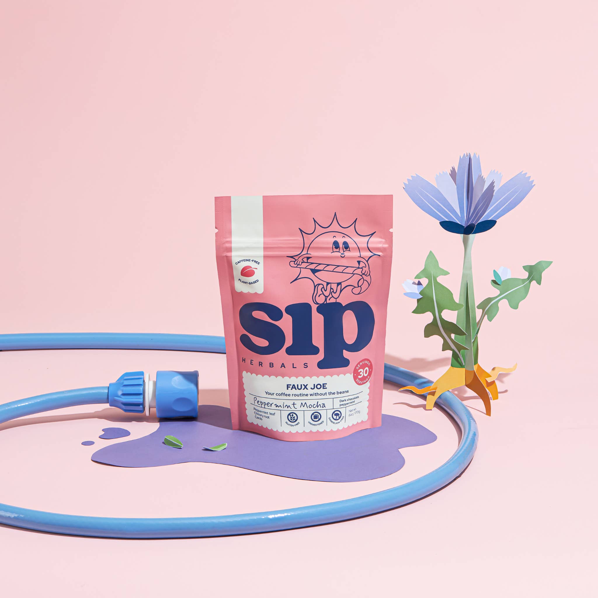 Sip Herbals - Wholesale Health/Detox Tea - "Peppermint Mocha" Faux Joe Caffeine-Free Coffee Alternative