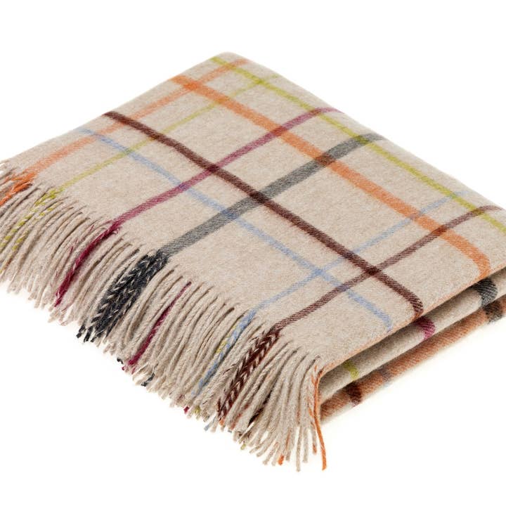 Bronte Moon - Wholesale Throw Blanket - Contemporary Windowpane, Multi-Spot and Multi-Ribbon Range