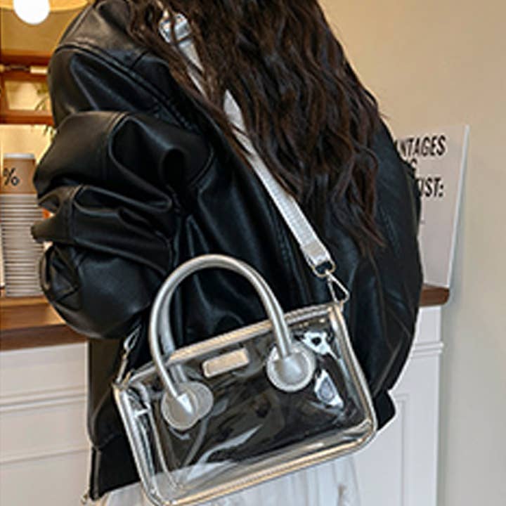 UNISHE – wholesale Crossbody bag – Women's – Fashionable PVC Transparent Crossbody Handbag ZK321111