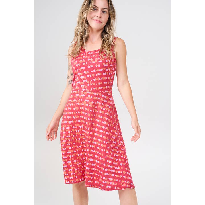 Knit Dress-Fit & Flare Adult: Code - Melon-Organic for wholesale by Global Mamas