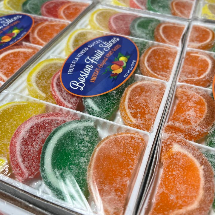 O'Shea's Candies Sweet Shop - Wholesale Gummy - Boston Fruit Slice 🍒 🍊 16 CT Layered Gift Box4