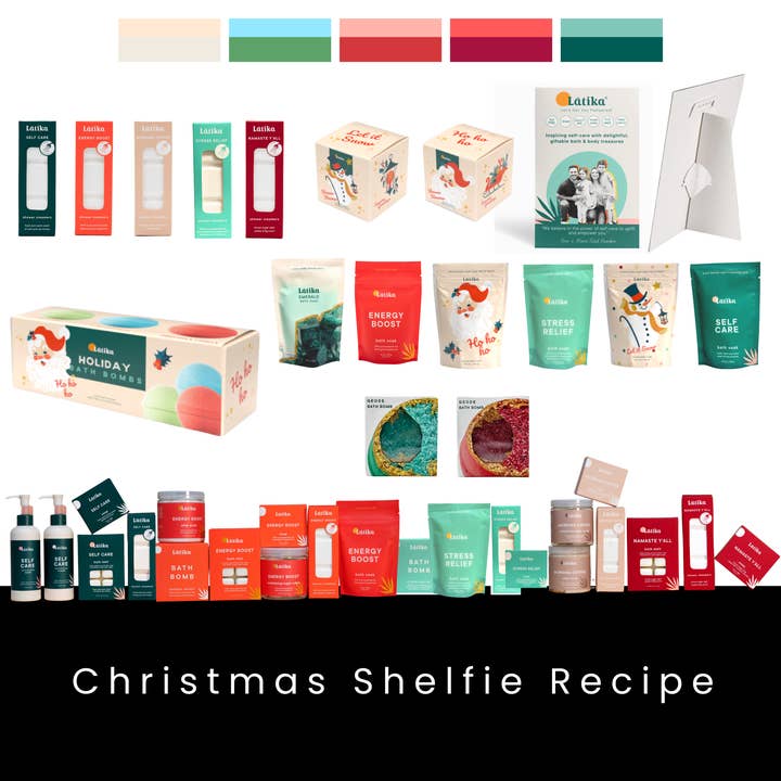 Latika Beauty - Wholesale Bath Soak/Milk - Christmas gifts - Santa Fizzing Bath Soak