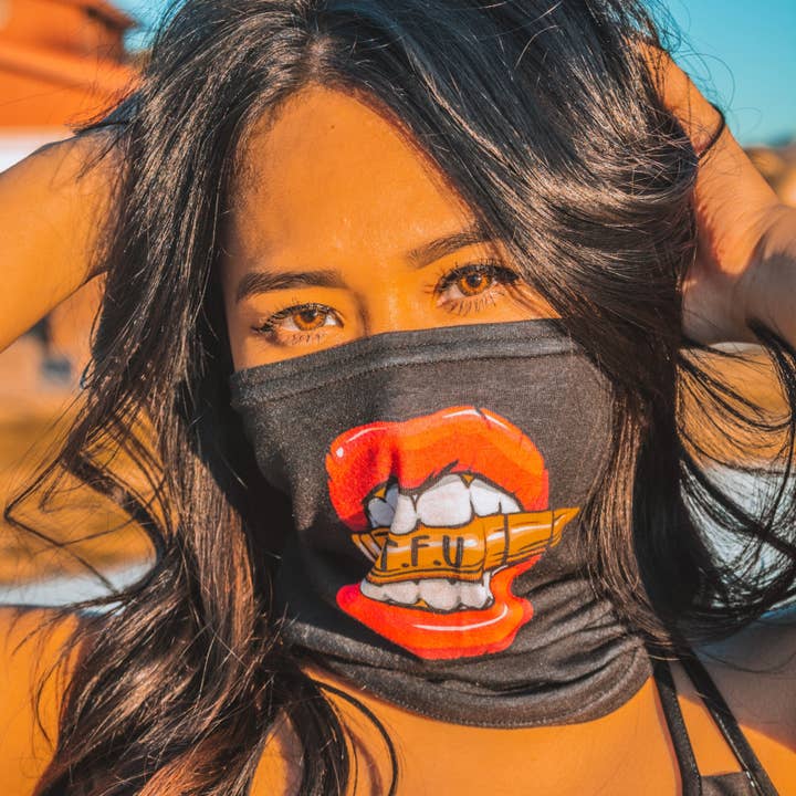 STFU Halswärmer mit klassischem Logo, Schwarz für den Großhandel von STFU