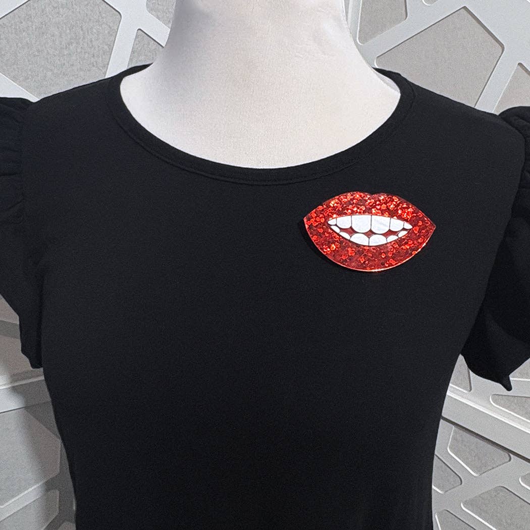 Audacious Studio - Wholesale Brooch - Dali's Smile Brooch5